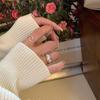Womens 2022 Chic Copper Ring Open Adjustable Geometric Design For Trendy Lovers Fashion