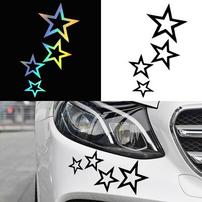 G078 12CMX24CM наклейки на автомобиль со звездами, виниловые наклейки на автомобиль, водонепроницаемые наклейки на бампер автомобиля, грузовика, заднее стекло без фона