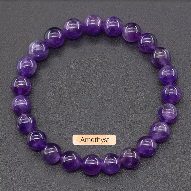 Beaded bracelet powder crystal garnet natural stone tiger's eye stone bead string natural crystal bracelet design