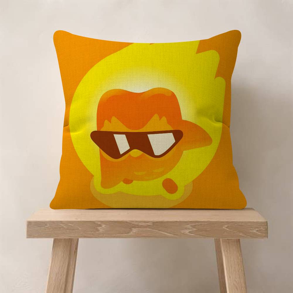 Popular D-Duolingo Owl D-Duo Personalized Picture Text Home Decorative Pillows Household Gifts 45X45Cm
