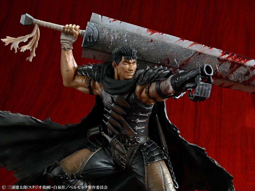 TV Anime Guts Black Swordsman 265mm PVC ABS Painted Finished Figure "Berserk" Ver. Approx. &