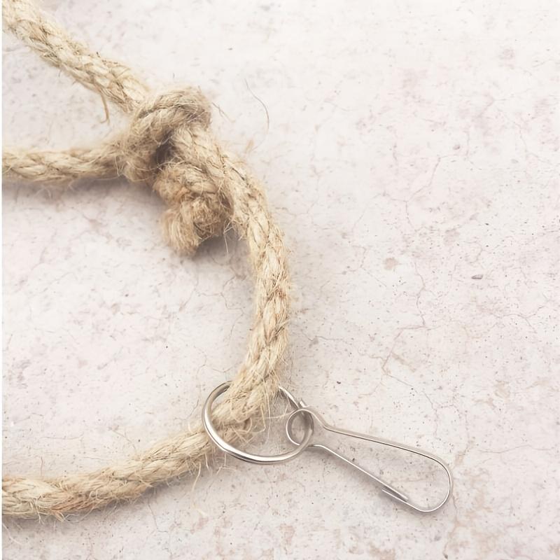 Fun and Durable Parrot Climbing Net Made with Thick Hemp Rope and Bird Gnawing Toys