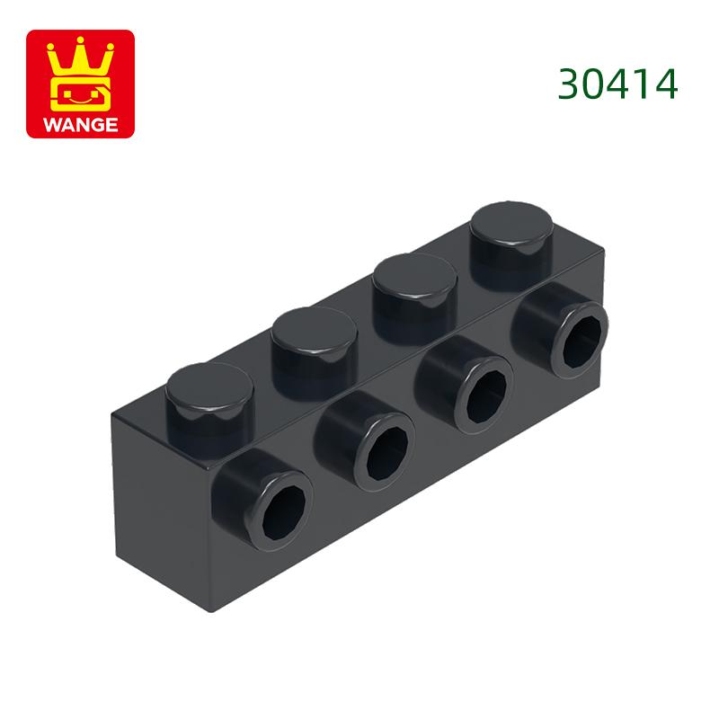 Нетоксичный 63 шт./лот 30414 Модифицированный 1x4 с шипами сбоку Цветные детали MOC Аксессуары Совместимые с Кирпичиками DIY Детская игрушка Конструктор