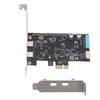 Карта расширения PCI Express Поддержка Windows XP 7 8 10 11 Vista 5 Гбит/с PCIe на двойной Type C Type E 19-контактный порт IDC