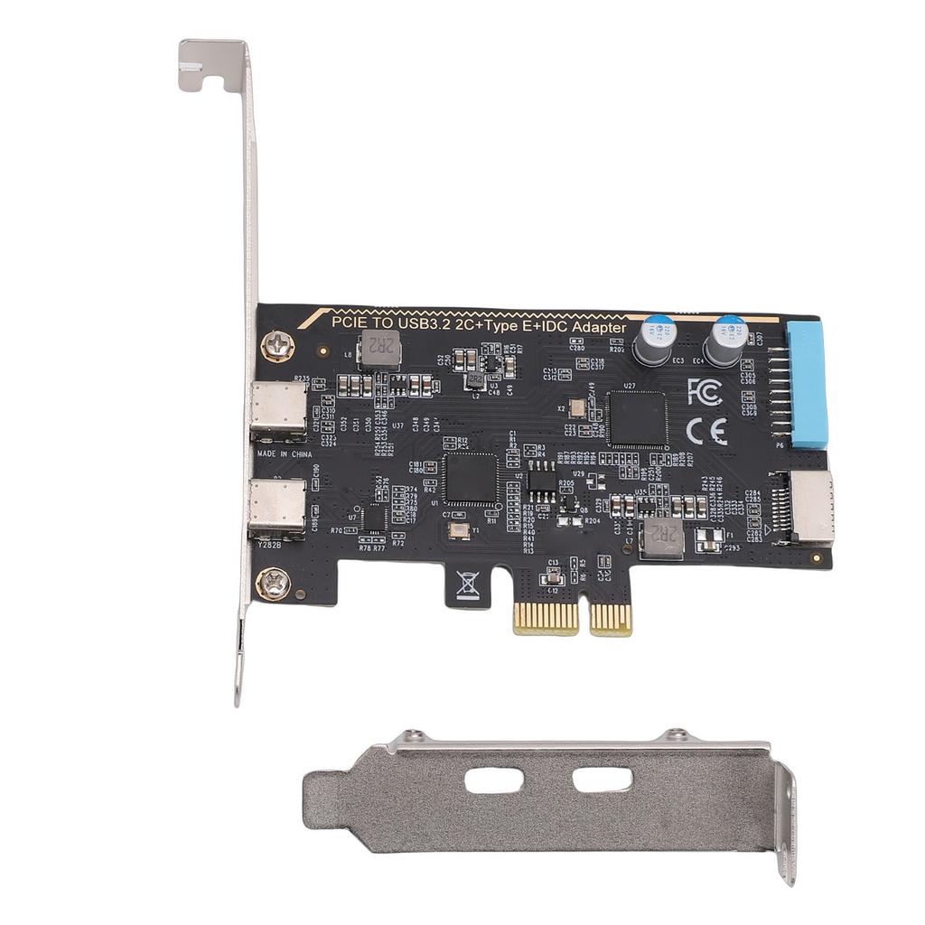 Карта расширения PCI Express Поддержка Windows XP 7 8 10 11 Vista 5 Гбит/с PCIe на двойной Type C Type E 19-контактный порт IDC
