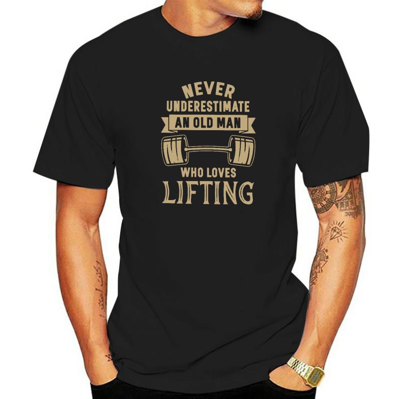 Unisex Old Unisex Weightlifter Weightlifting T Shirts Pure Cotton Clothing Vintage Short Sleeve Round Neck Tee Shirt Gift Idea TShirt