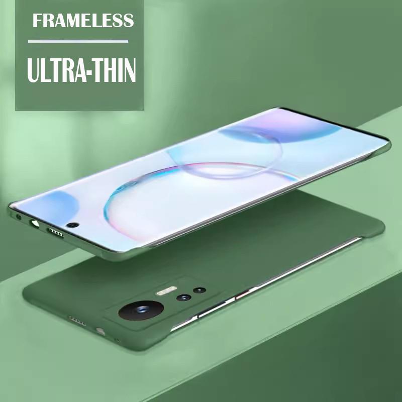 Безрамный тонкий матовый жесткий чехол-накладка из ПК для Xiaomi 12 12x 12s бамперные чехлы mi 12 Pro 12T противоударный чехол Fundas Coque