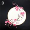 Plum Blossom Flower Applique Clothing Embroidery Patch Fabric Sticker Iron On Patch DIY Craft Repair Clothes Sewing Accessories