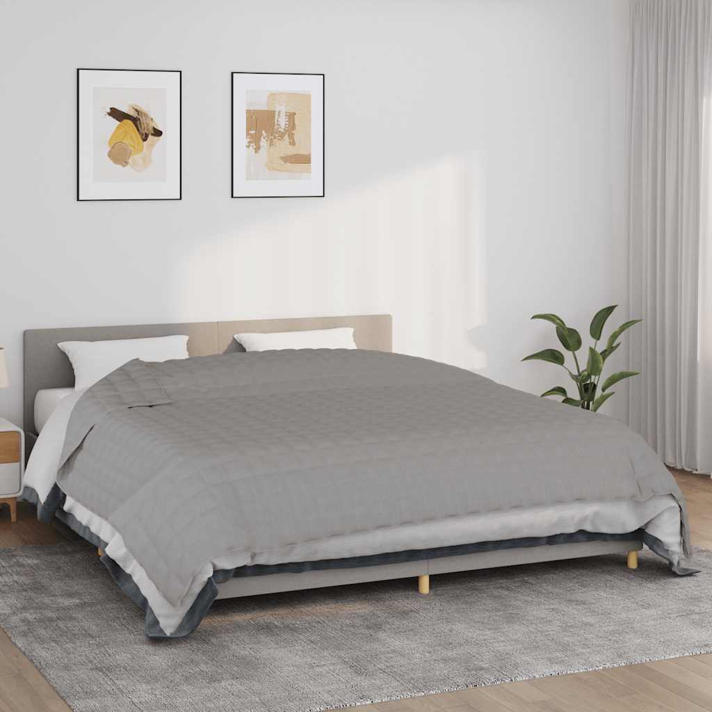 Weighted Blanket Gray 235x290 cm 11 kg Fabric