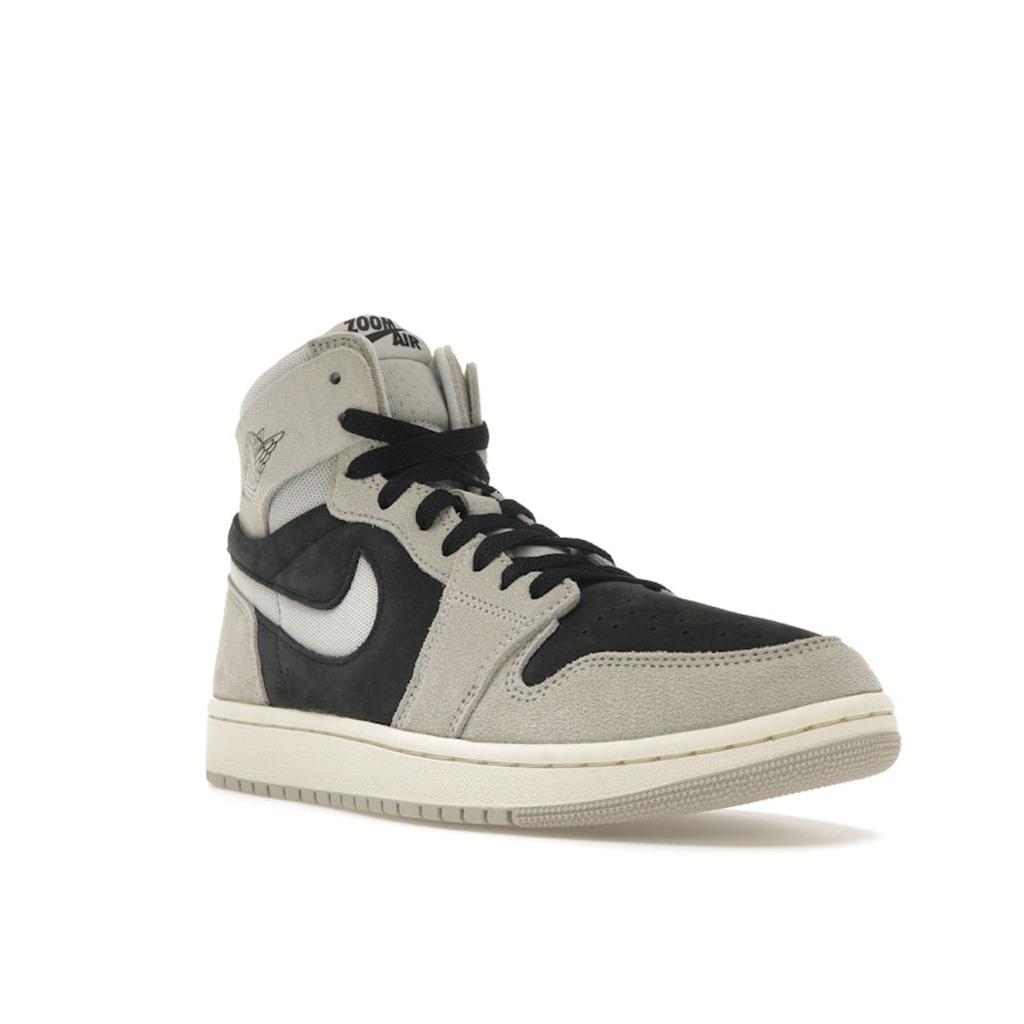 Air Jordan 1 High Zoom Comfort 2 Light Iron Ore Women Sneakers Grey Black Coconut-Milk DV1305-001