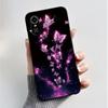Для чехлов на телефон ZTE Blade A33S Мягкая силиконовая задняя крышка Для ZTE Blade A 33 S Чехол Модный Цветок Черный ТПУ Оболочка Coque A33S Capa