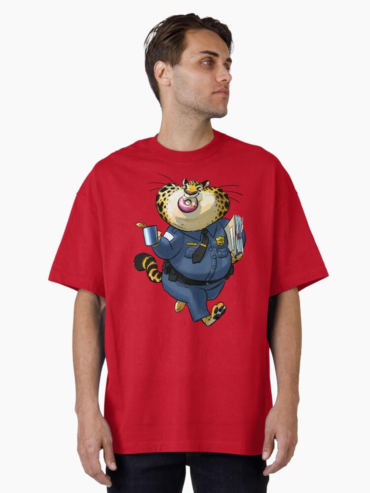 Zootopia Officer Clawhauser Oversized T-Shirt