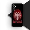 Soft Cover for Samsung Galaxy S24 S25 S23 FE Ultra Plus S7 Edge S25+ S23+ A56 5G Casing Phone Case Albania Love Albanians Flag