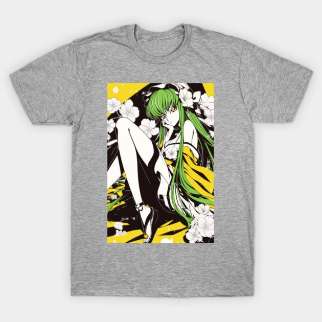 Футболка Code Geass личность Одежда Одежда на весь год Оверсайз Для пар Унисекс Y2k Короткий рукав высокое качество горячий товар