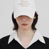 VARZAR TMV Lettering Ball Cap [Twill White]