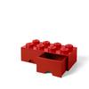 LEGO Brick Drawer 8 Bright Red 40061730