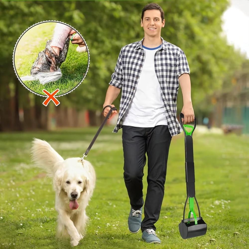 Long Handle Pooper Scooper Portable Pet Cleaning Shovel Tools Pet Poop Scoop Picker  Pet Products