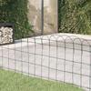vidaXL Beetzaun Pulverbeschichtetes Eisen 25×0,65 M