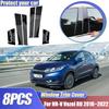 Автомобиль Для Honda HR-V HRV Vezel RU 2016~ 8 шт. Накладки на оконные стойки B C-стойки PC Молдинги на двери Наклейки на автомобиль Автоаксессуары