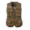 Men's Cross-Border Multi-Pocket Mesh Fishing Vest - Plus Size, Lightweight Summer Design