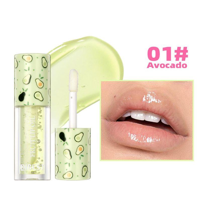 Зеркальное масло для губ, фруктовый вкус, увлажняющее, увлажняющее и придающее объем губам, глянцевое, прозрачное, блеск для губ против трещин, макияж