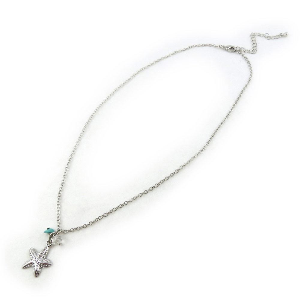 Les Trésors De Lily [N0296] - Серебряное дизайнерское колье «Морской мир» (морская звезда)