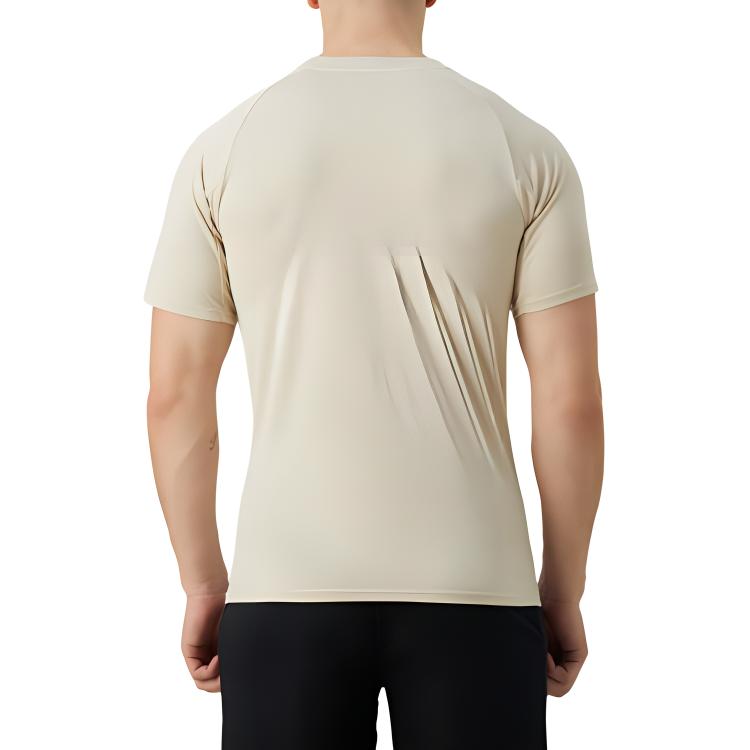 Puma Футболка Mcfc Prematch Color Block Casual с круглым вырезом и коротким рукавом, мужская, бежевая, 774370-03