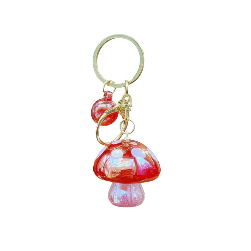 Ornaments Mushroom Pendant Colorful Bag Hanging Pendant Fashion Mushroom Keychain Bag Decor