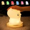 Led Silicone Night Lights For Baby Kids Room Children Bedroom Soft Dinosaur Nursery Lamp Decoration