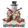 Disney Traditions Chip and Dale Snow Match Fun 6015006 <Christmas>