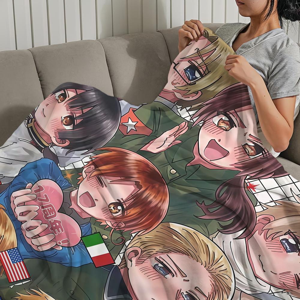 Плед Для Hetalia Мягкий Плед для Пикника Мира Кровать Диван Дом Группа Спальня Уютный Теплый Звезды Комфортный