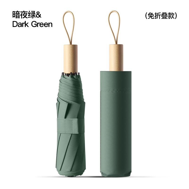 Новый трехсекционный зонт, легко складывается вручную, накладка с эффектом памяти, инновационный зонт, легкий, усовершенствованный второй зонт без складывания