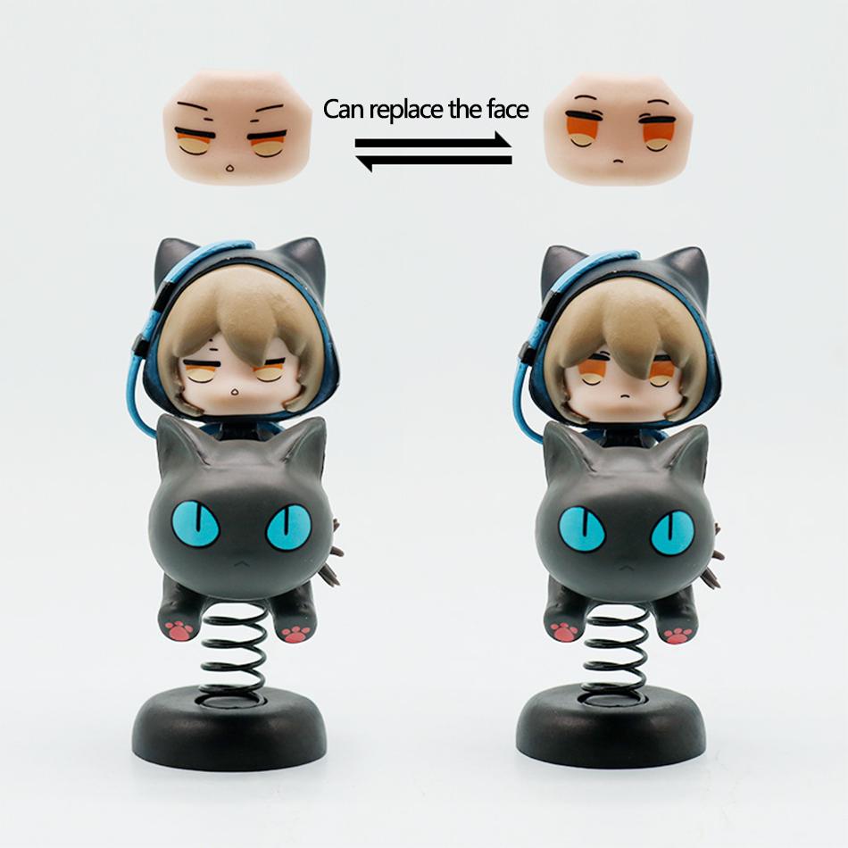 Счастливый Шейк Arknights Фантом 10см Хорошая Коллекционная Аниме Игра Фигурка Модель Украшение Игрушки