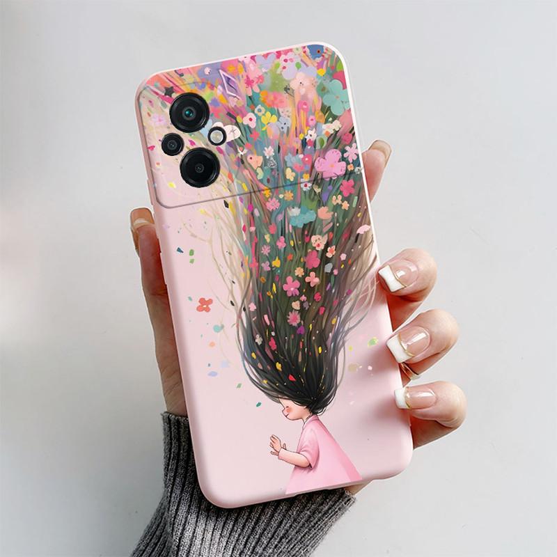 Чехол для телефона Xiaomi Poco M4 M5 M5S Милый Популярный Бабочка Астронавт Мягкий Силиконовый Бампер Для Poco M5 M 5 S M4 Задняя Крышка