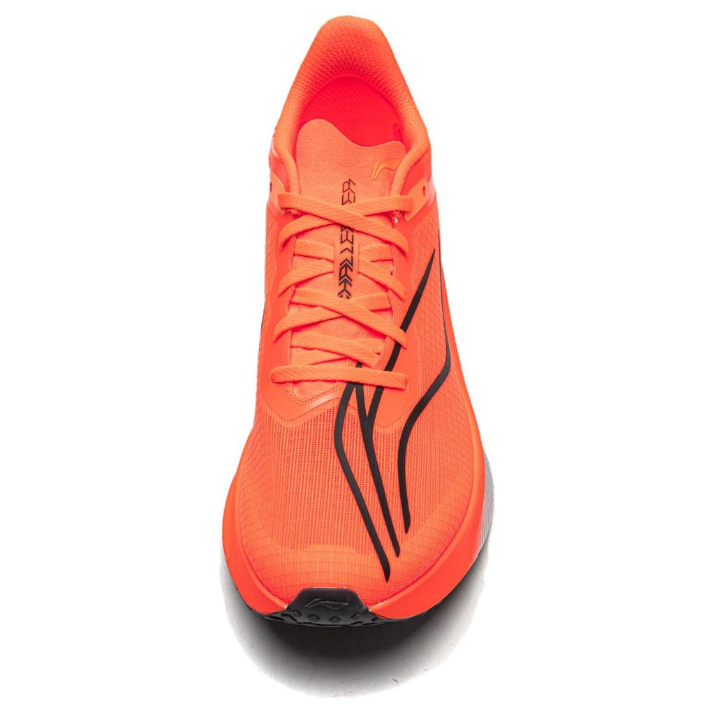 Li Ning Feidian 6 Challenger Амортизация Устойчивые к истиранию Низкие Повседневные Беговые Кроссовки Мужские Флуоресцентный Оранжевый Пламя ARMW003-13