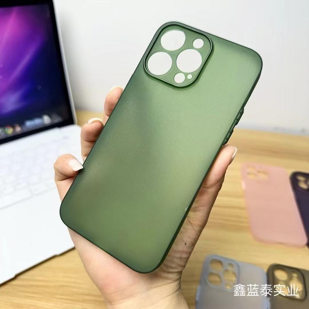 Ультратонкий матовый чехол для мобильного телефона Apple 16ProMax толщиной с бумагу, подходит для iphone14 матовый полупрозрачный XR мягкий чехол