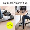 Sanwa Direct Foot Pedal Switch, USB Wired Connection, Quiet, Triple-Push, Programmable, PC Assignable, Gaming Keyboard Foot Switch, Foot Shortcuts, 40