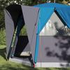 Cabin Tent for 3 Persons with Roof Blue and Gray 320 x 320 x 203 cm