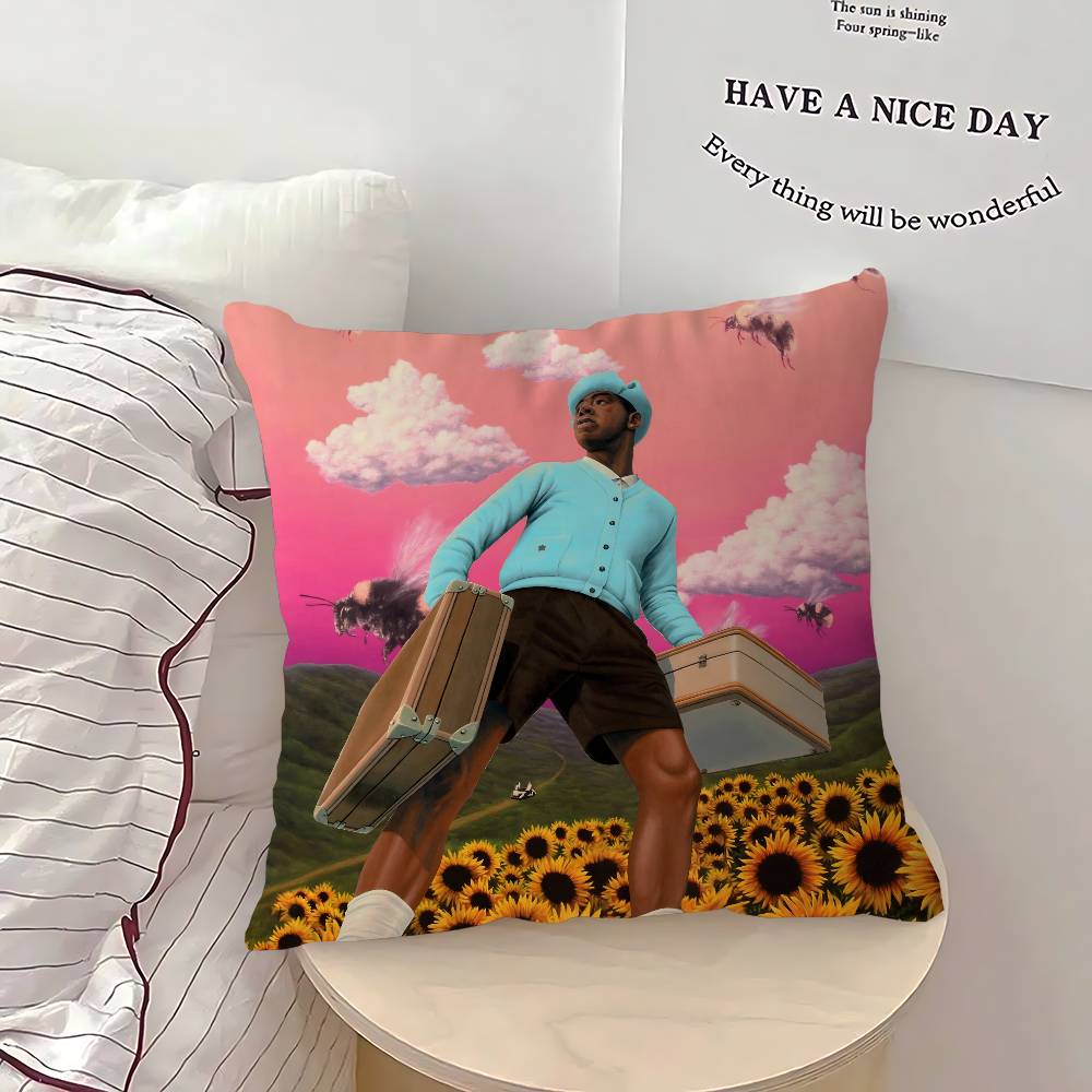 T-TylerS The CreatorS Pillow Case Removable Washable Cushion Cover – All-Season Soft Linen