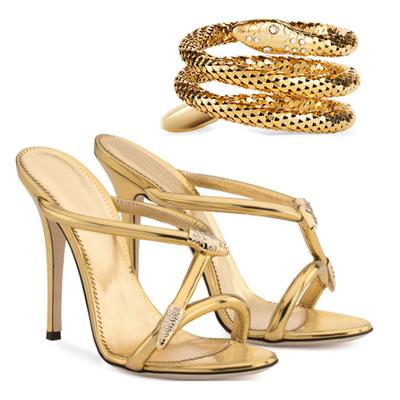 Сексуальные сандалии со змеей и острым носком, женские туфли без шнуровки с металлическими украшениями, тапочки на высоком каблуке, женская весенняя пикантная обувь, женская обувь Sapato Feminino