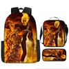Skull Schoolbag for Primary School Students, Kindergarten New Schoolbag for Boys and Girls, Grades 2345 and 6
