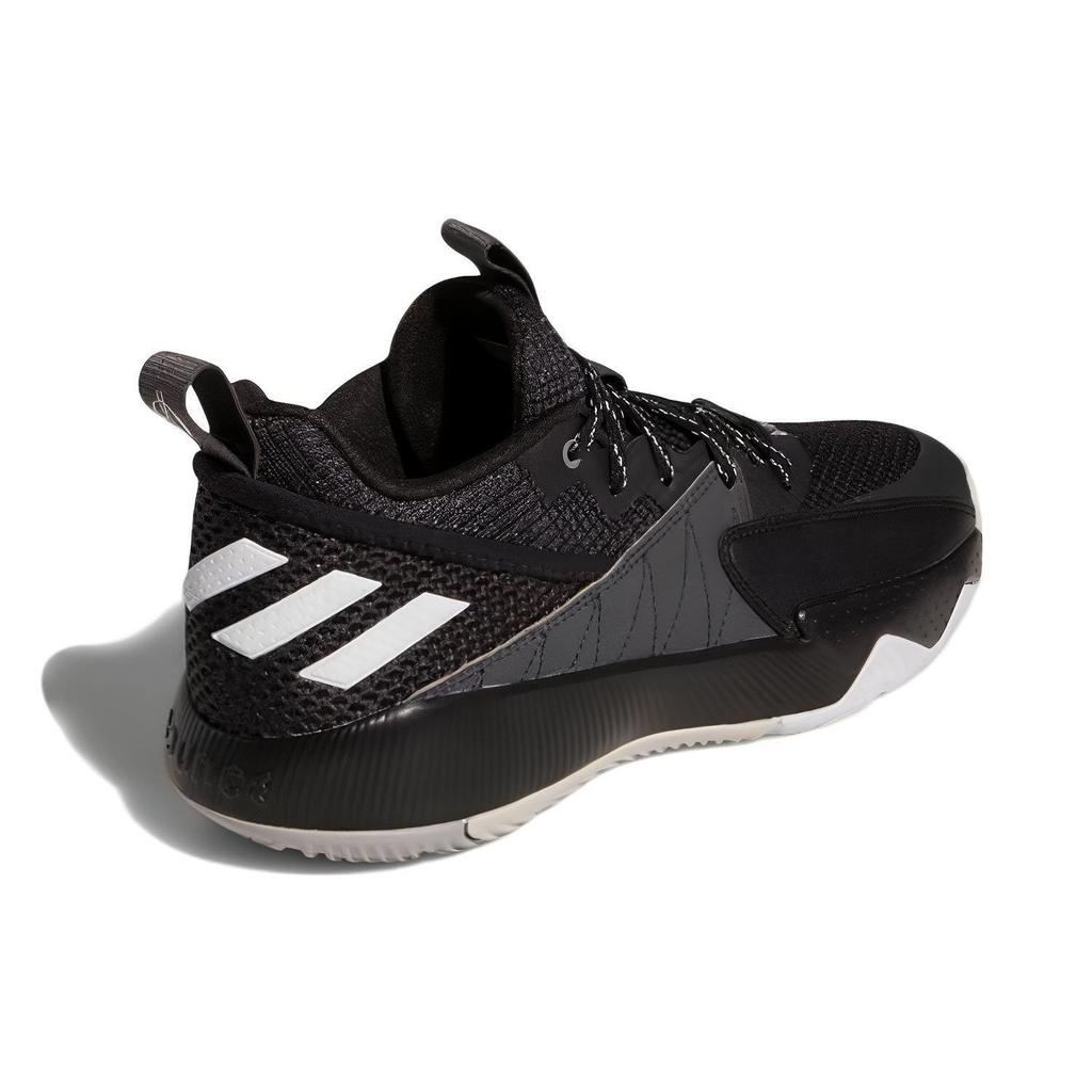 adidas Dame Certified EXTPLY 2.0 Черно-белые мужские кроссовки Core-Черная обувь-Белый Серый-Шесть GY2439