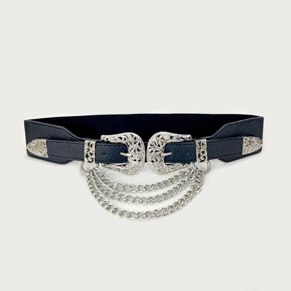 Adjustable Waist Cincher Wide Elastic Waist Belt Fashion Waist Belt  Adult