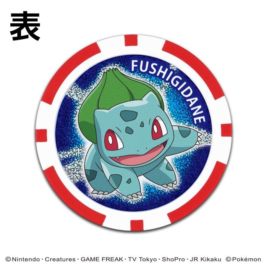 HOKUSHIN TRADING Маркер для мяча для гольфа Pokemon Бульбазавр Чип PMMC015 Голографический аксессуар для гольфа