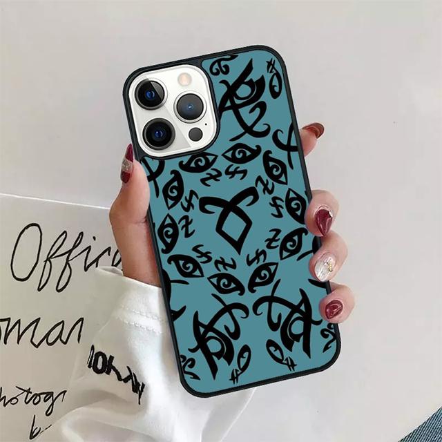Чехол Shadowhunters Ангельская Руна для iPhone 17 Air 15 16e 14 13 12 Pro Max 11 Pro Max Plus Чехол для телефона Coque