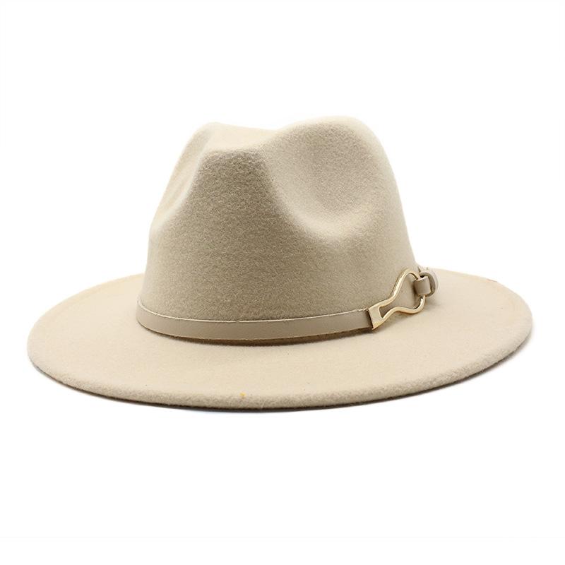 НОВАЯ белая женская шляпа-федора Панама Мужская церковная фетровая джазовая шляпа с широкими полями Торжественное платье Кепка