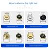 Electric Water Heater Drain Outlet Nut, Copper Nut, Universal 1/2 Inch, 3/4 Inch, 1 Inch, 2 Inch, Electroplated Screw, Magnesium Rod Accessories