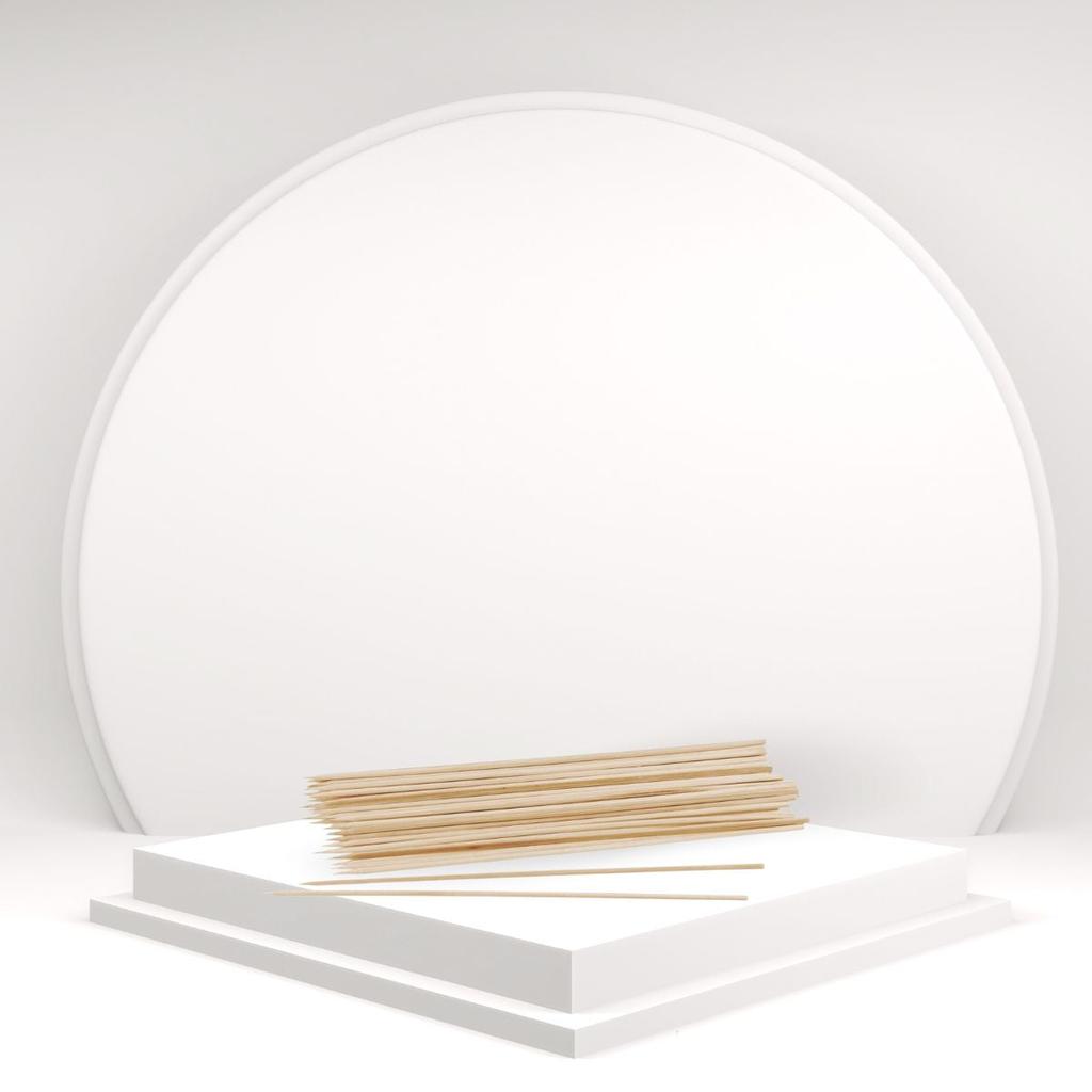 Set of 70 Wooden Skewers 30 Cm Fackelmann Barbecue Ref. 9944350