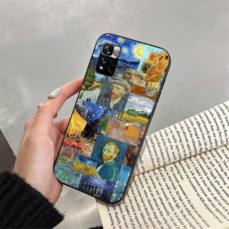 Чехол для телефона «Звездная ночь» Ван Гога для Xiaomi Redmi note 13 12 11 10 Pro 12S 11S 10S Redmi 10 13C 9C Funda