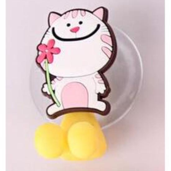 Мультяшная присоска, держатель для зубных щеток, крючки на присоске, детская многофункциональная присоска для ванной комнаты с животными